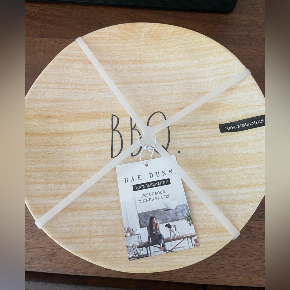 Rae Dunn BBQ Plates *NWT*
